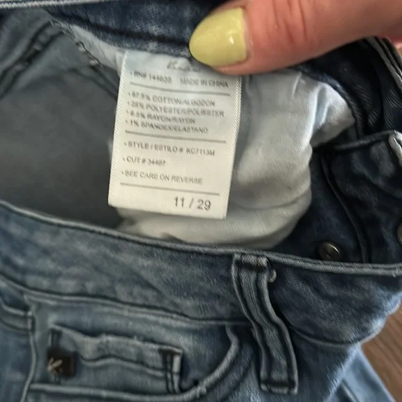 KanCan skinny rivet fly jeans - Picture 3 of 8